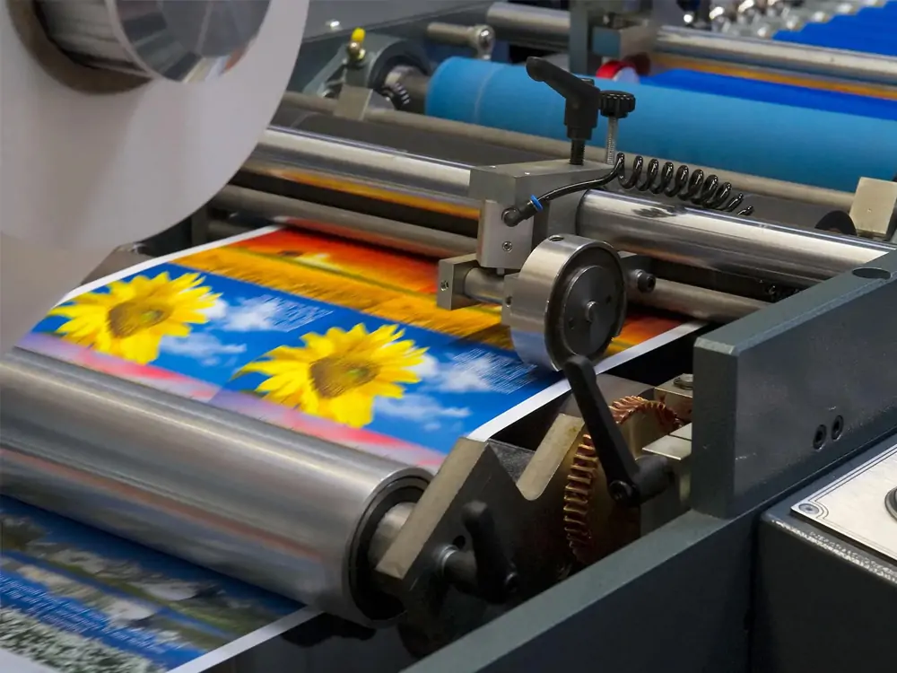 máquina de impresión