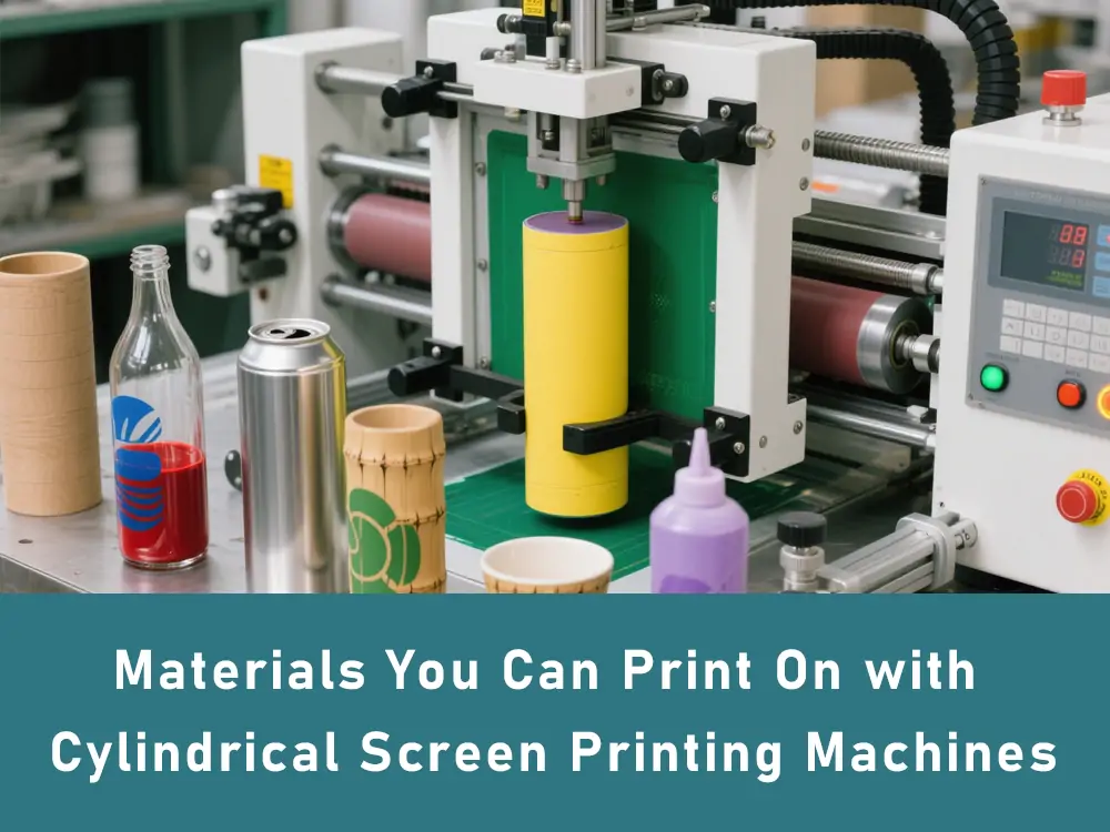 matériaux sur lesquels vous pouvez imprimer avec des machines de sérigraphie cylindrique