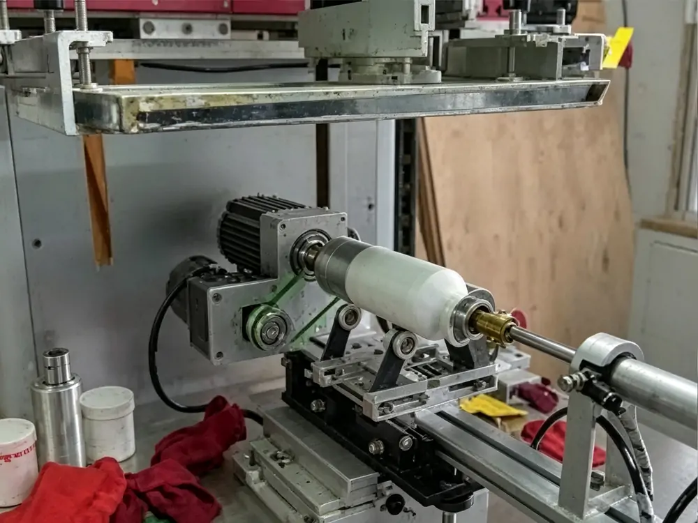 o que é uma máquina de serigrafia cilíndrica
